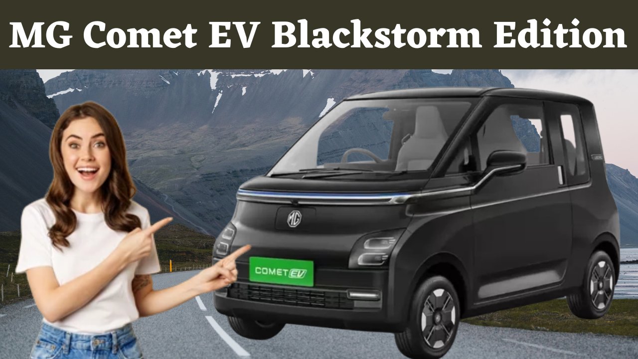 MG Comet EV Blackstorm Edition